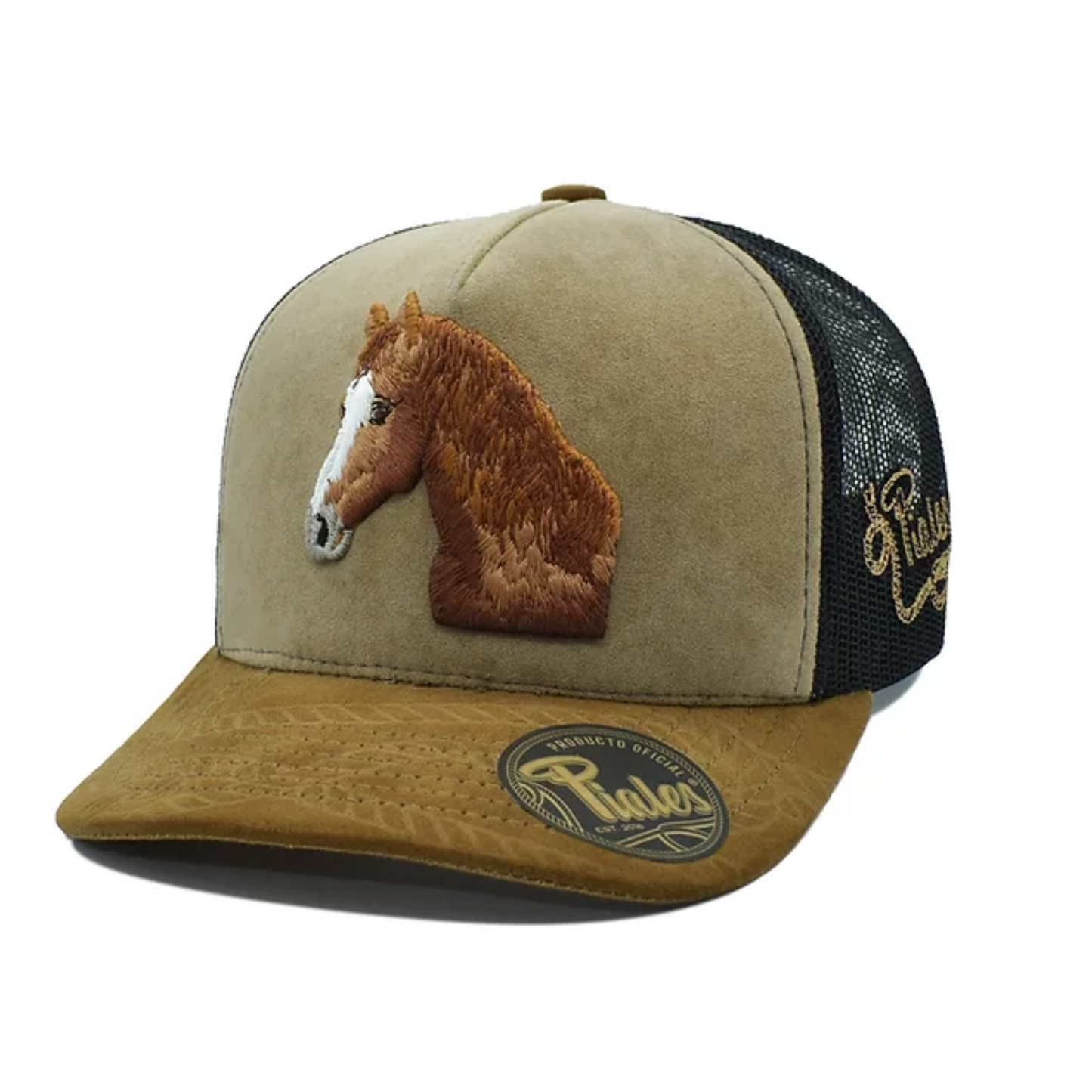 Gorra Piales Caballo Arena/Negro