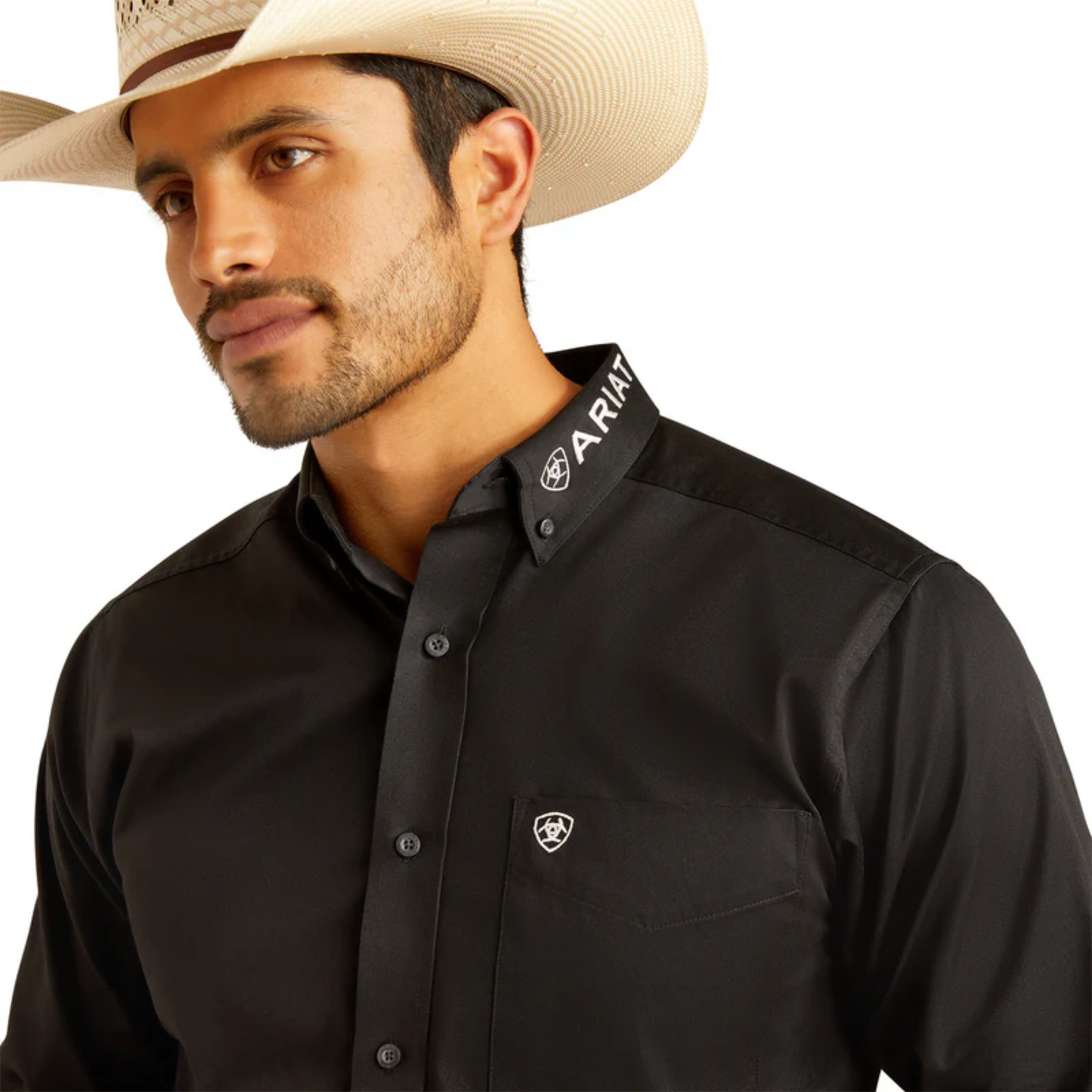 Camisa Ariat Team Logo México Negro